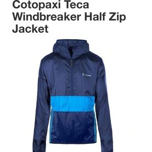 Cotopaxi teca windbreaker half zip jacket